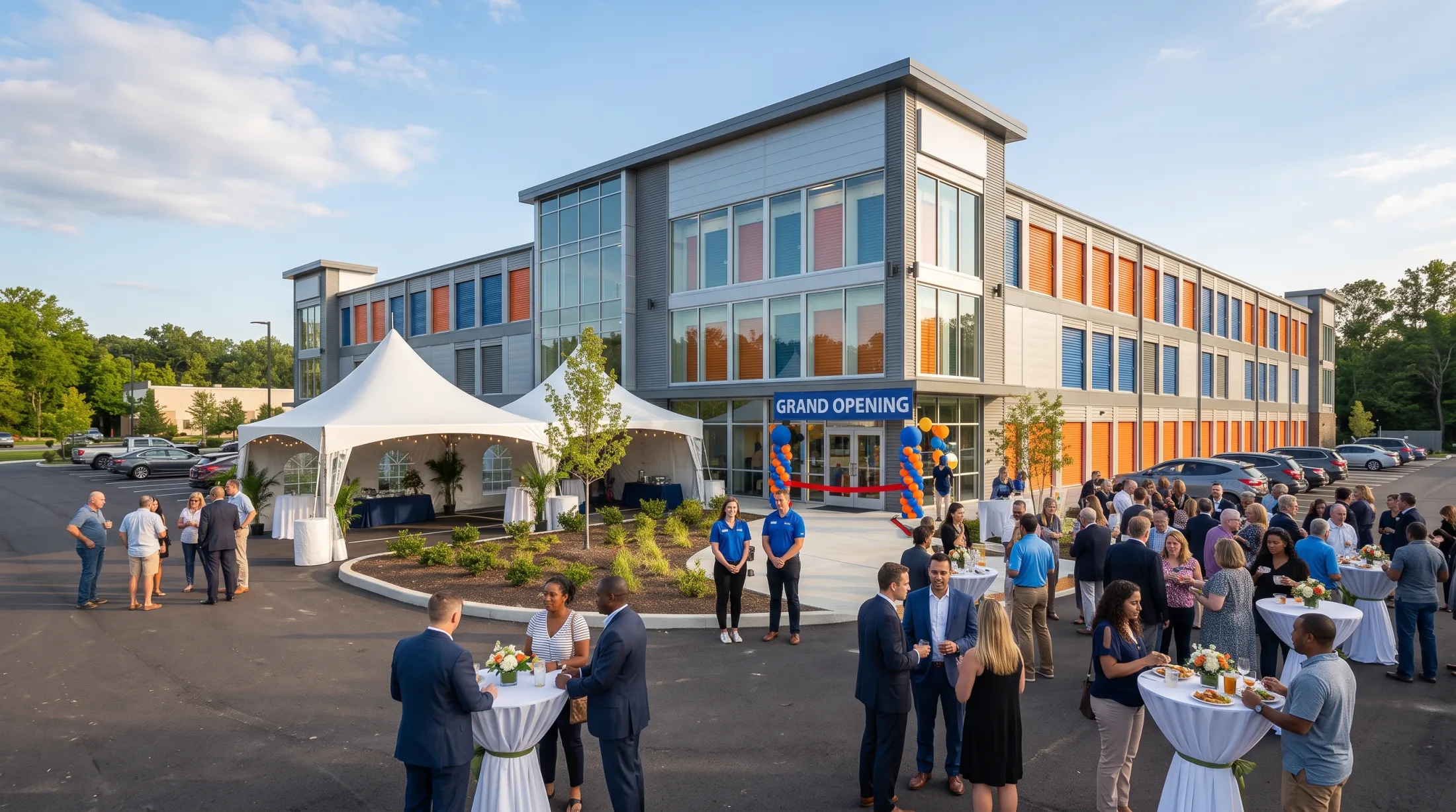 Professionally planned self-storage grand opening event in Floydada, Texas