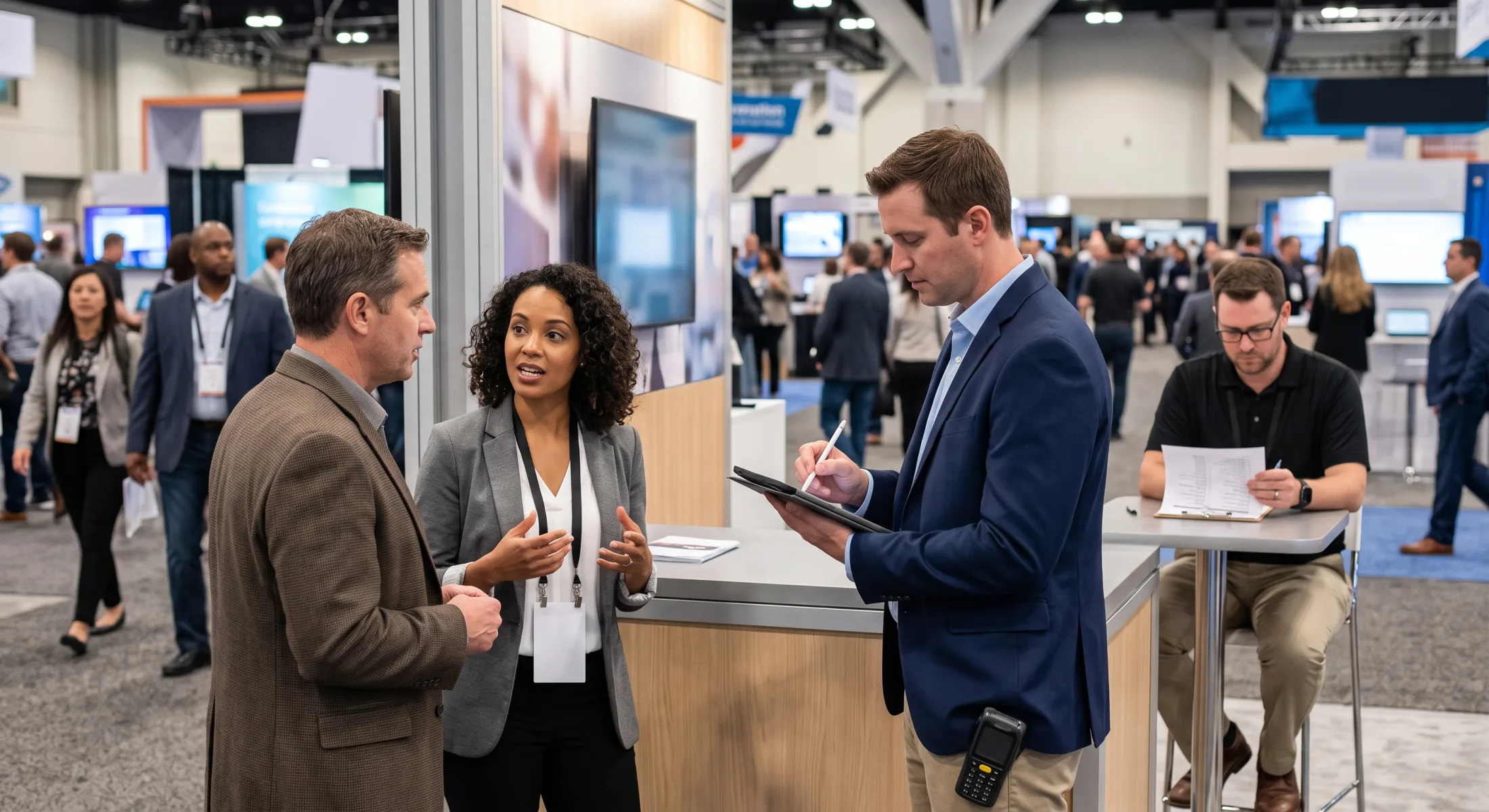 Trade show lead capture and sales follow-up planning in Los Angeles (91105), California